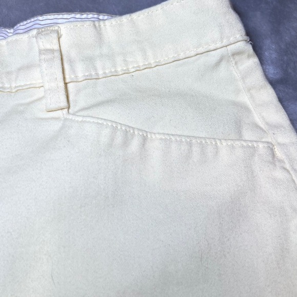 Lee Capri Pants Womens 14 Petites Yellow Comfy Stretch Casual Fall Spring - Picture 7 of 14